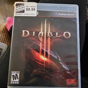 Diablo III for PlayStation 3 - Black and Red